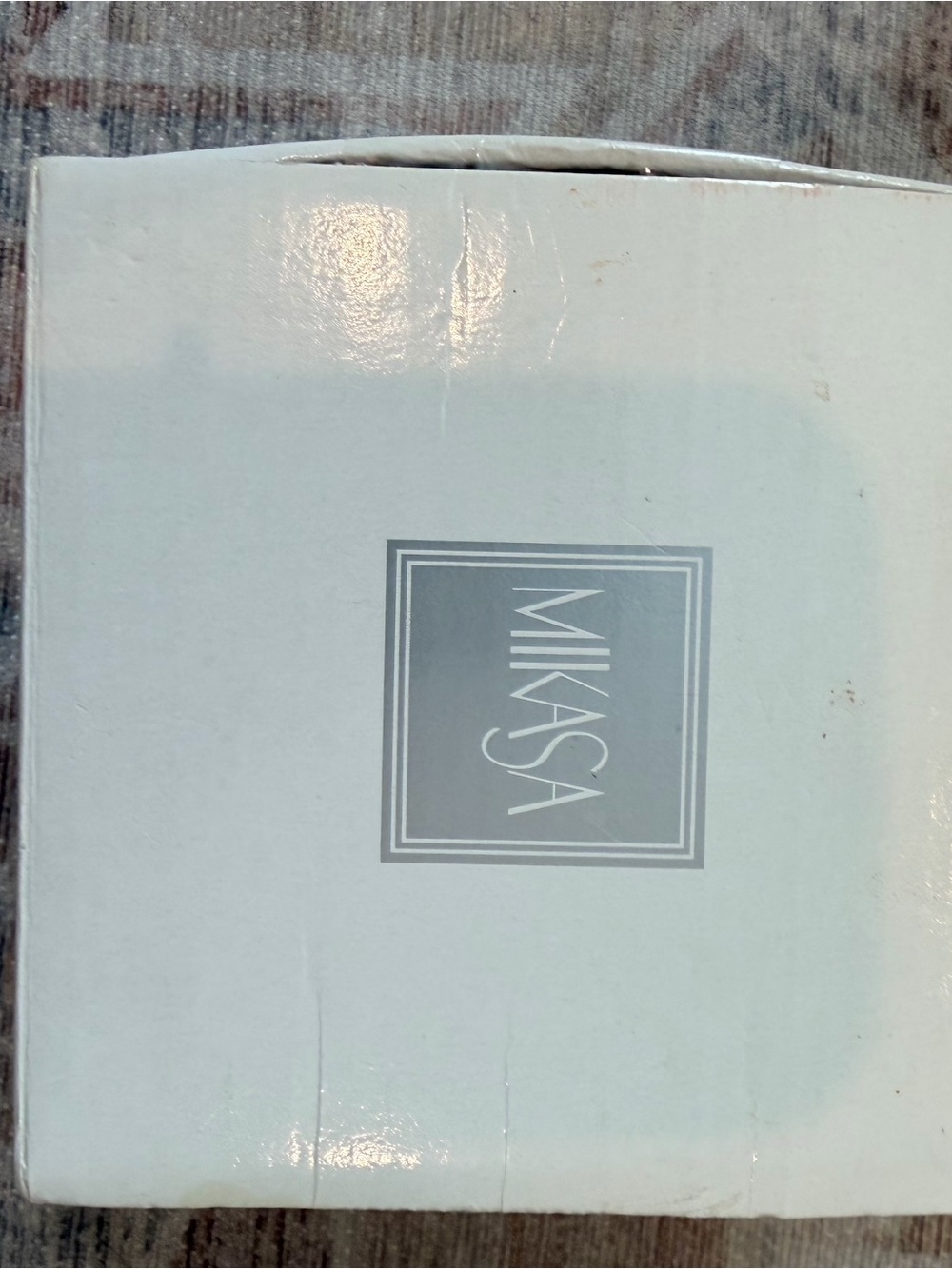 Mikasa Peppermint Clear Candle Holder